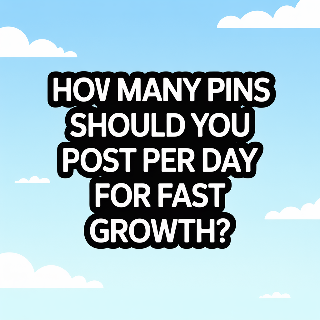 How Many Pins Should You Post Per Day for Fast Growth