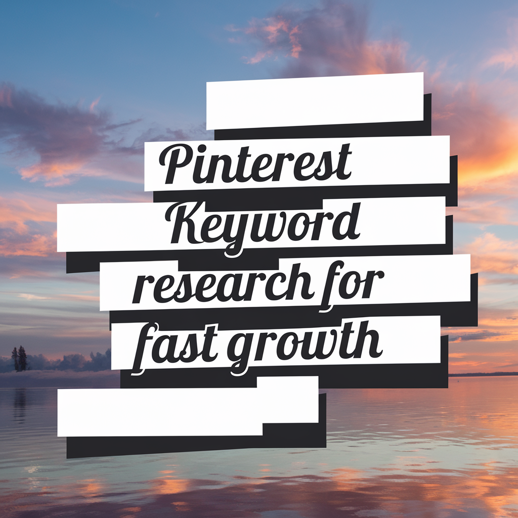 Pinterest Keyword Research for Fast Growth