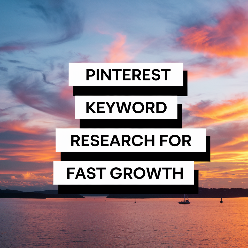 Pinterest Keyword Research for Fast Growth