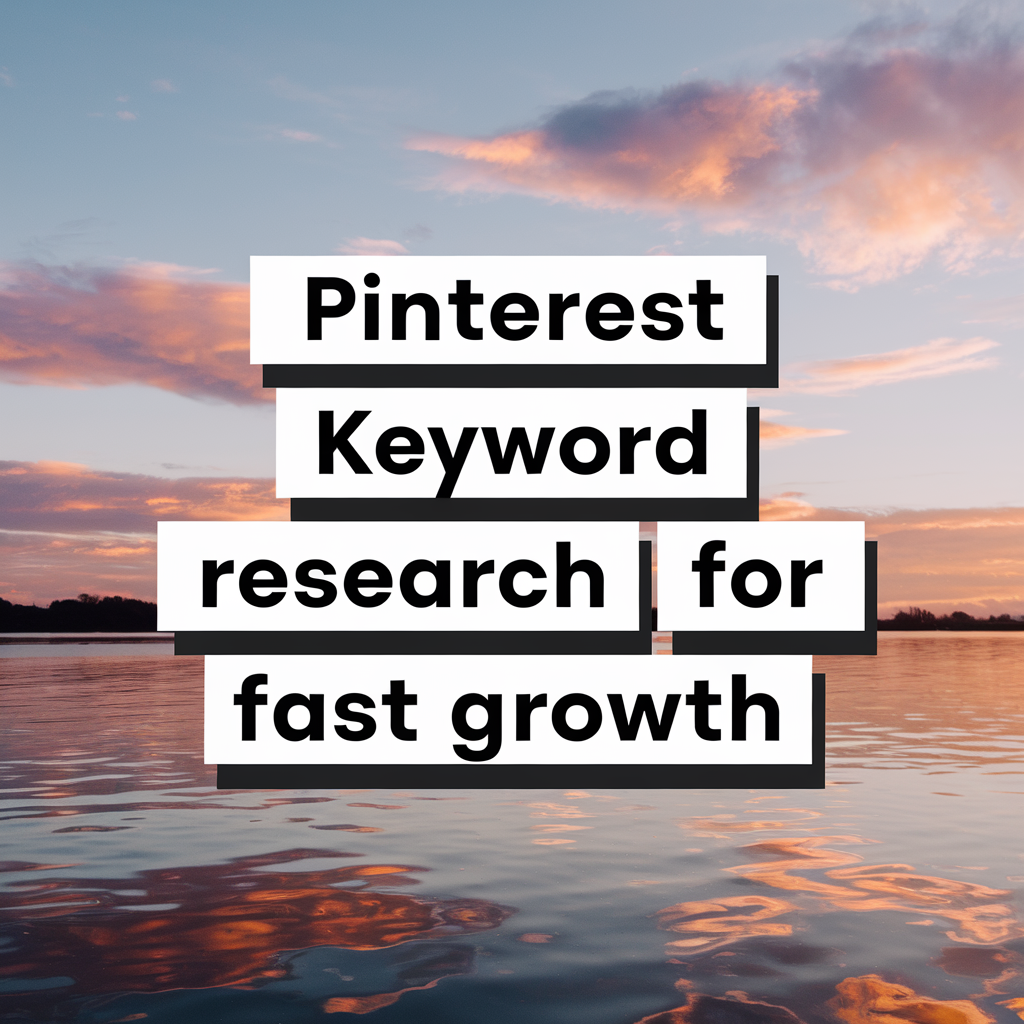 Pinterest Keyword Research for Fast Growth