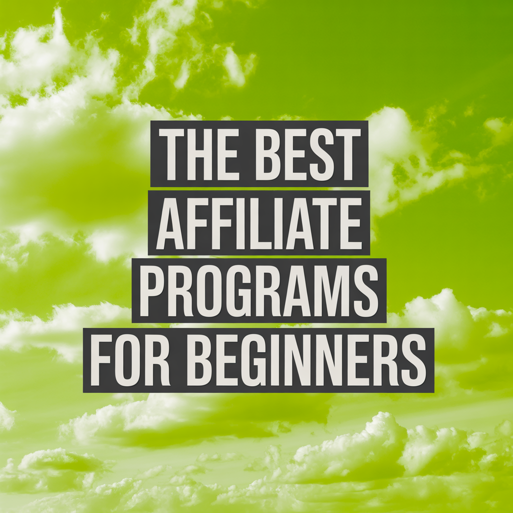 The Best Affiliate Programs for Beginners
