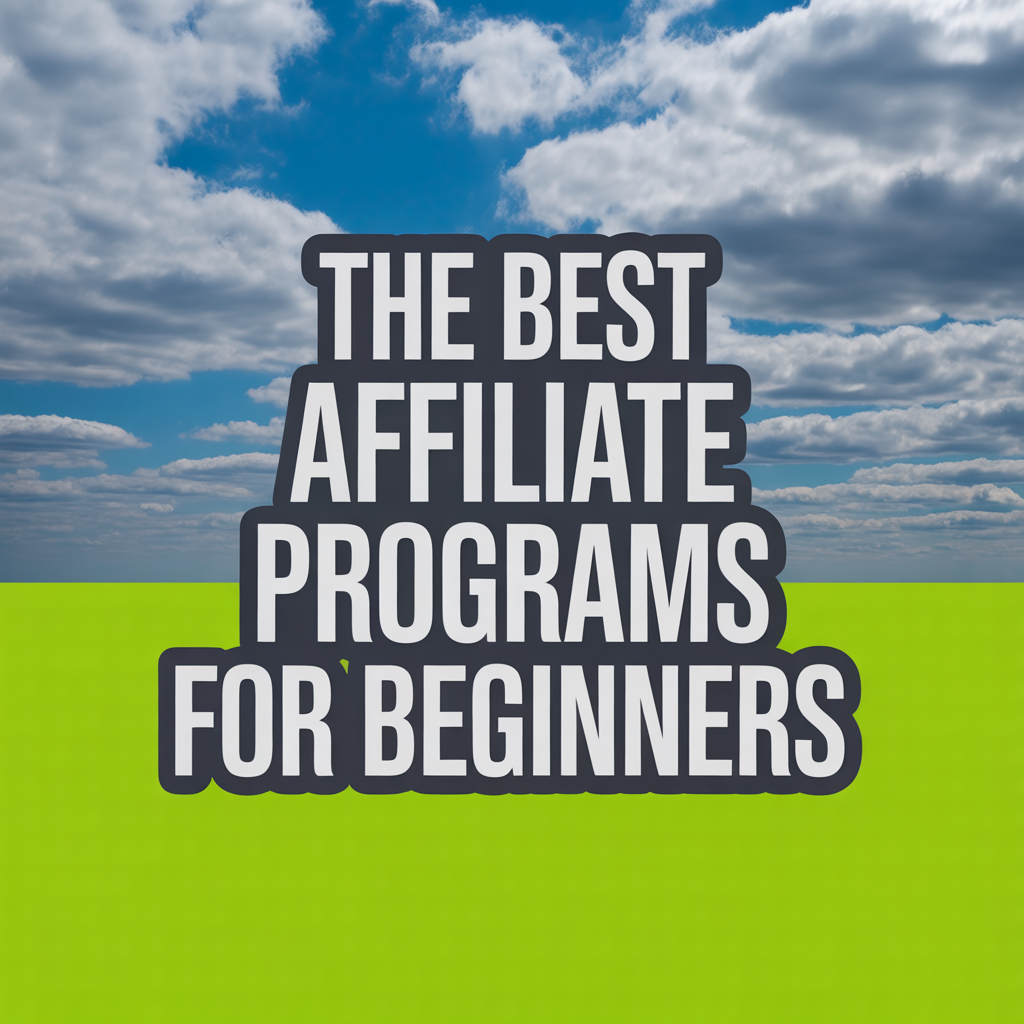 The Best Affiliate Programs for Beginners