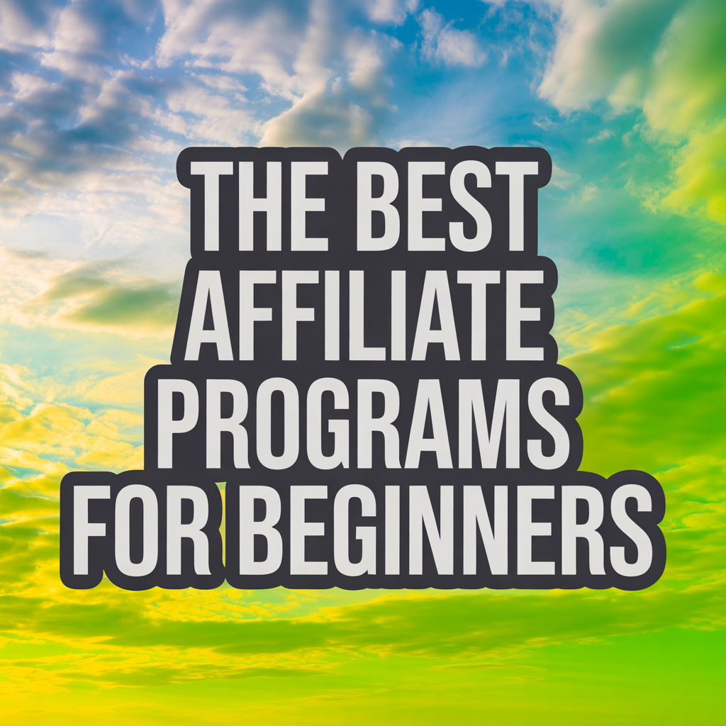 The Best Affiliate Programs for Beginners
