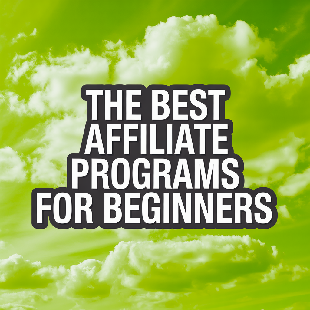 The Best Affiliate Programs for Beginners