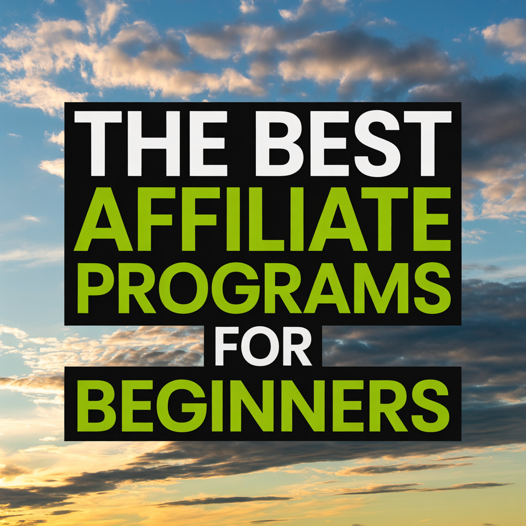 The Best Affiliate Programs for Beginners