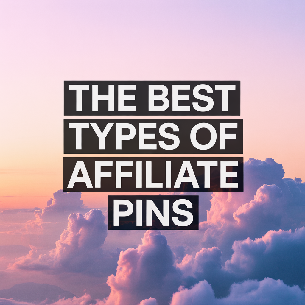 The Best Types of Affiliate Pins
