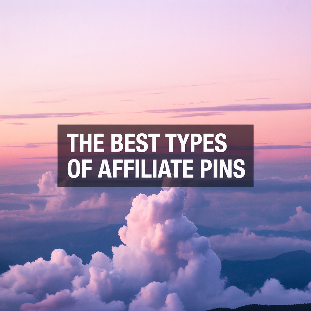 The Best Types of Affiliate Pins