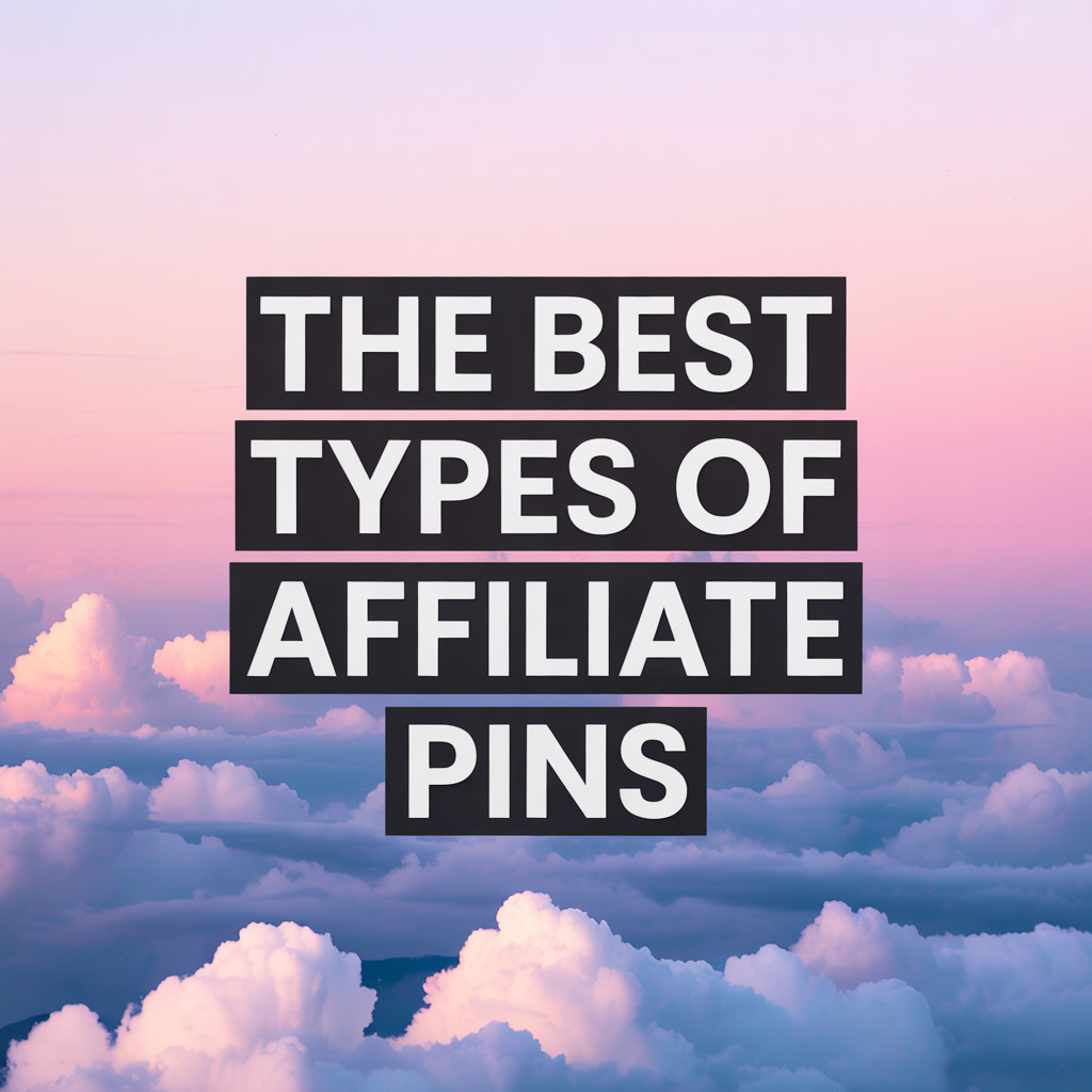 The Best Types of Affiliate Pins