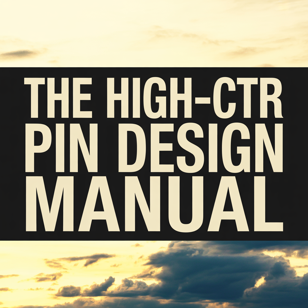 The High-CTR Pin Design Manual