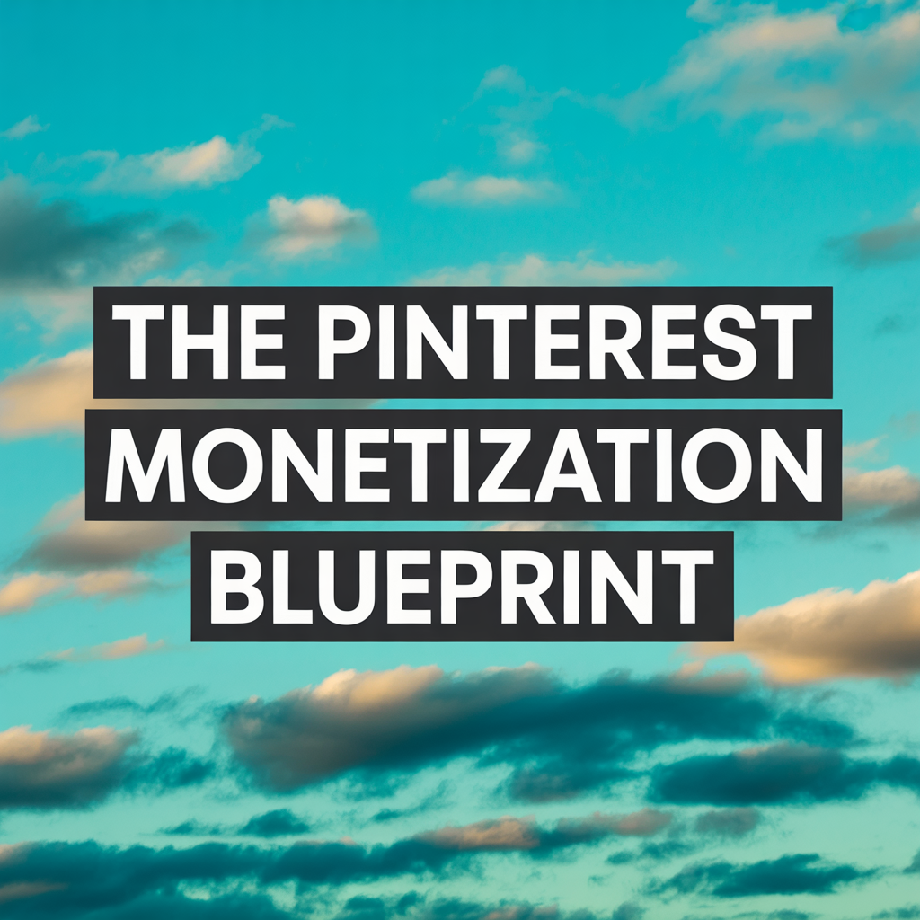 The Pinterest Monetization Blueprint