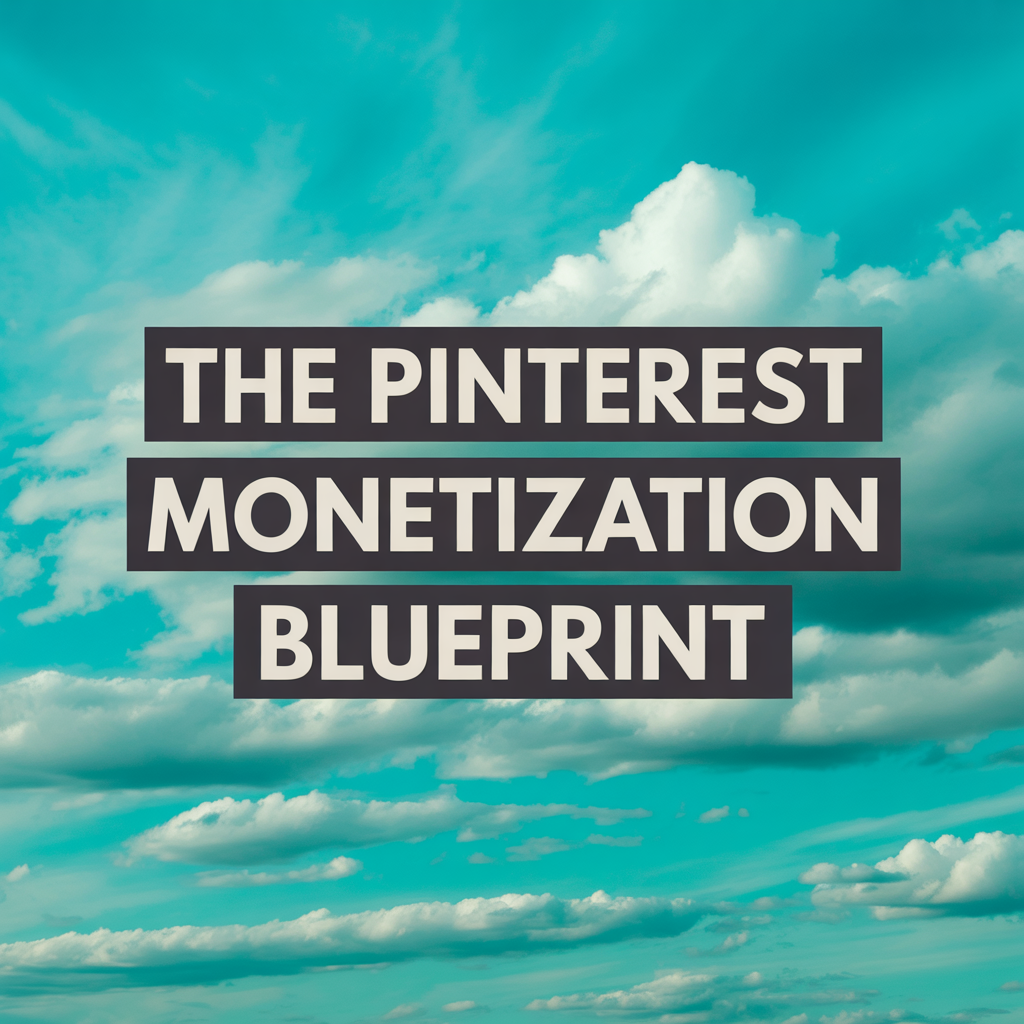 The Pinterest Monetization Blueprint