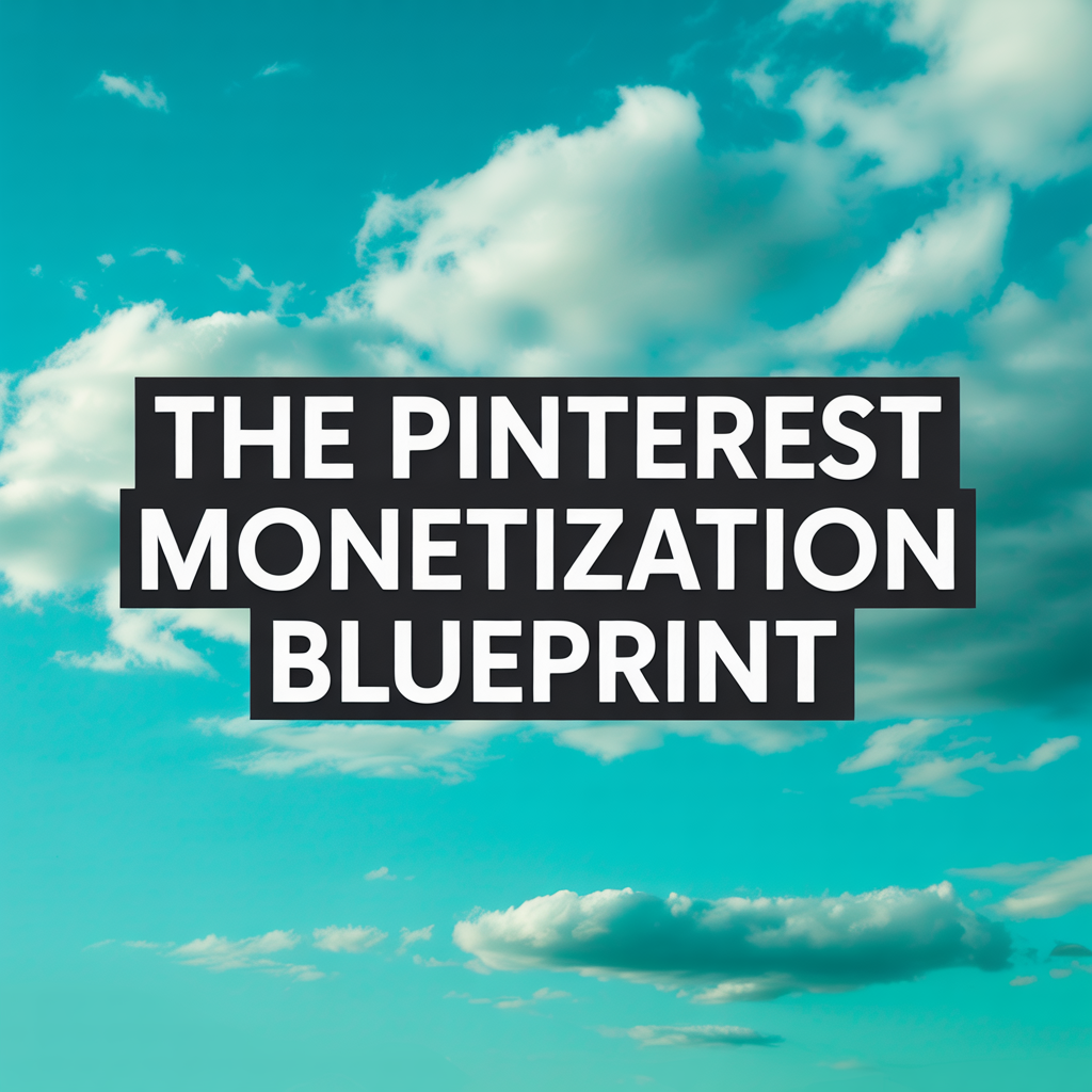 The Pinterest Monetization Blueprint