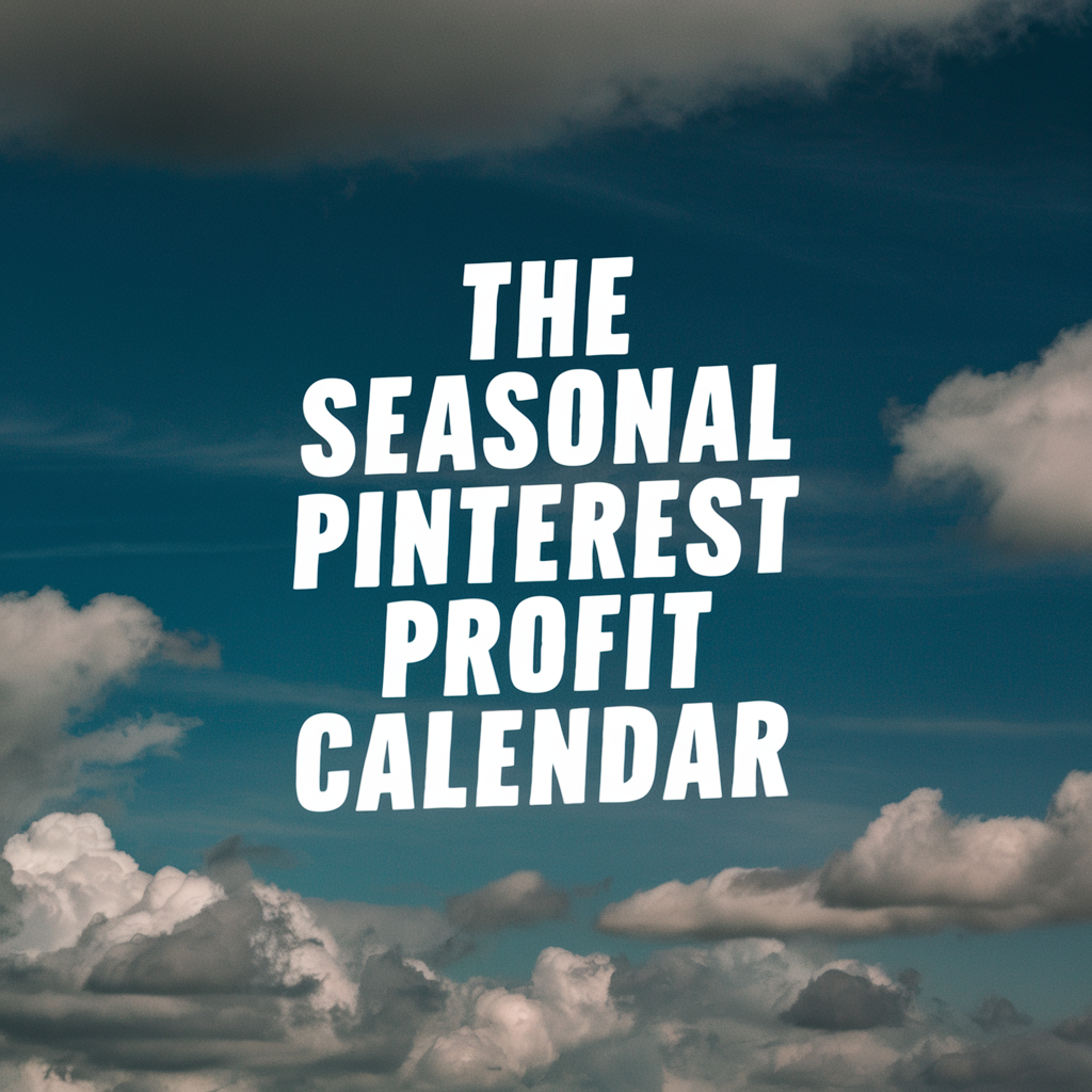 The Seasonal Pinterest Profit Calendar