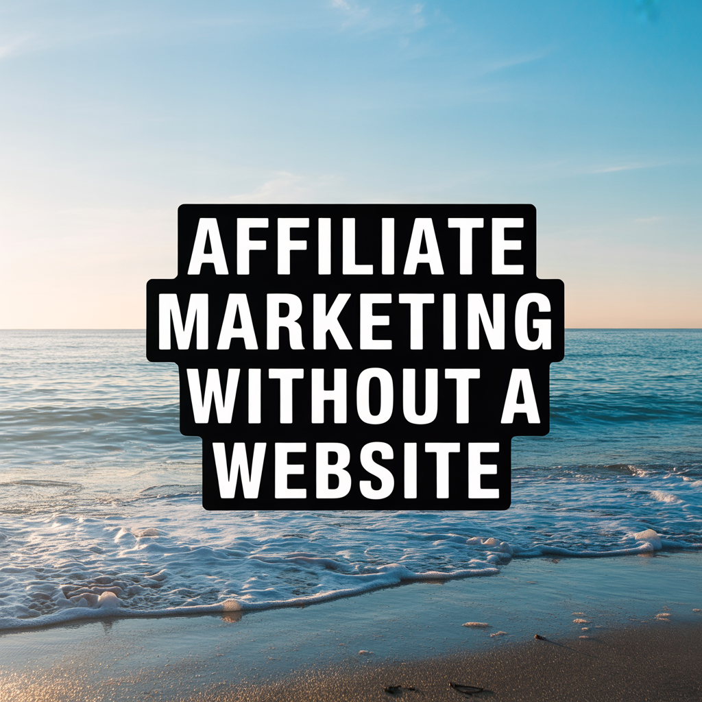 Affiliate Marketing Without a Website
