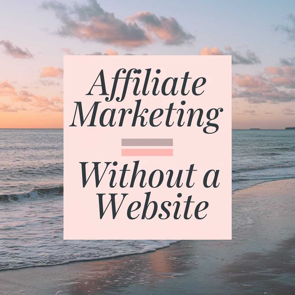 Affiliate Marketing Without a Website