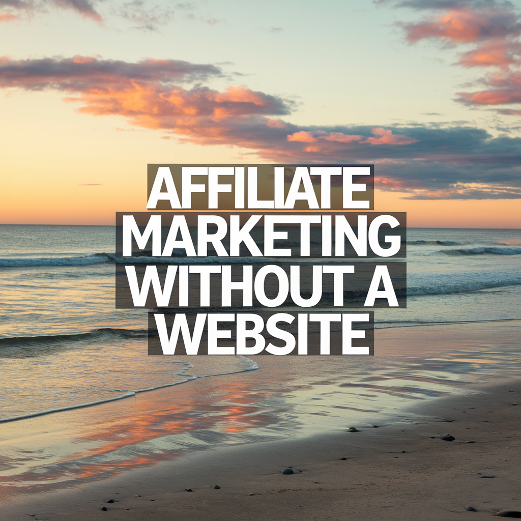 Affiliate Marketing Without a Website